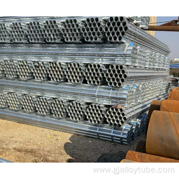 Galvanized steel pipes for strong and durable scaffolding